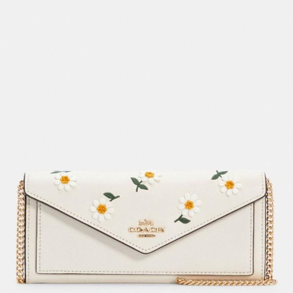 Coach Handbags - FINAL PRICE Coach Envelope Wallet with Daisies